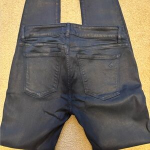 Women’s DL 1961 Emma coated navy jean